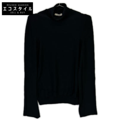 CELINE Céline Phoebe Philo Era Black High-Neck Stretch Cutout Top