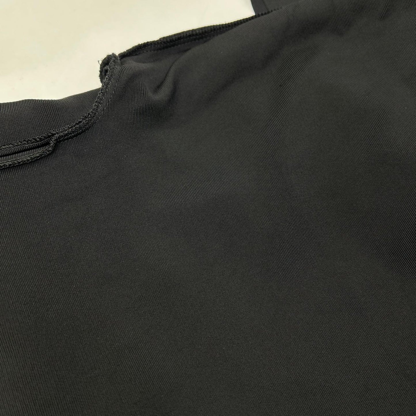 CELINE Céline Phoebe Philo Era Black High-Neck Stretch Cutout Top