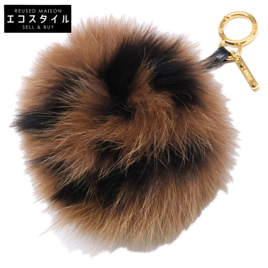 FENDI フェンディ 【美品】7AR683 フォックスファー ポンポン バッグチャーム その他