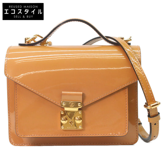 LOUIS VUITTON ルイヴィトン 12年 ベージュ M91580 ヴェルニ モンソーBB 2WAYショルダーバッグ ショルダーバッグ