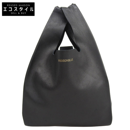 MADISON BLUE Madisonblue Soft Leather Shopping Bag Handbag Ladies Black Handbag