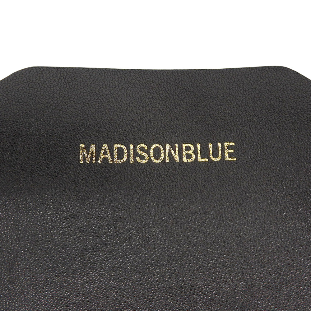 MADISON BLUE マディソンブルー ソフトレザー ショップバッグ ハンドバッグ レディース ブラック ハンドバッグ