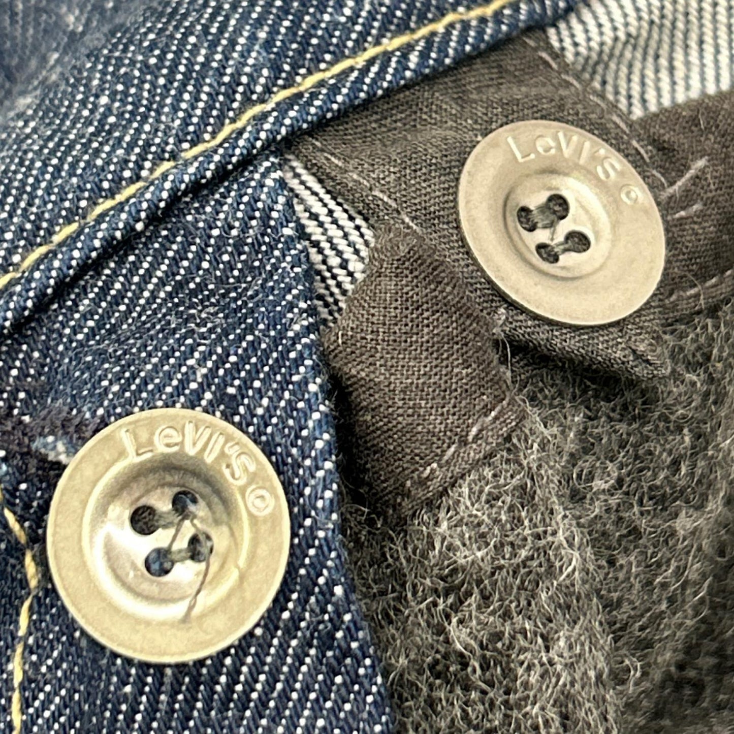 LEVI'S Indigo 00s ENGINEERED Denim Coat with Lining