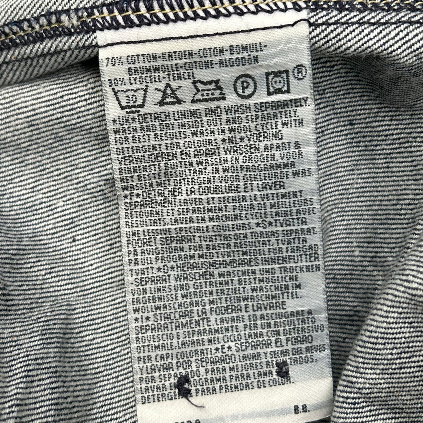 LEVI'S リーバイス インディゴ 00S ENGINEERED インナー付きデニムコート コート