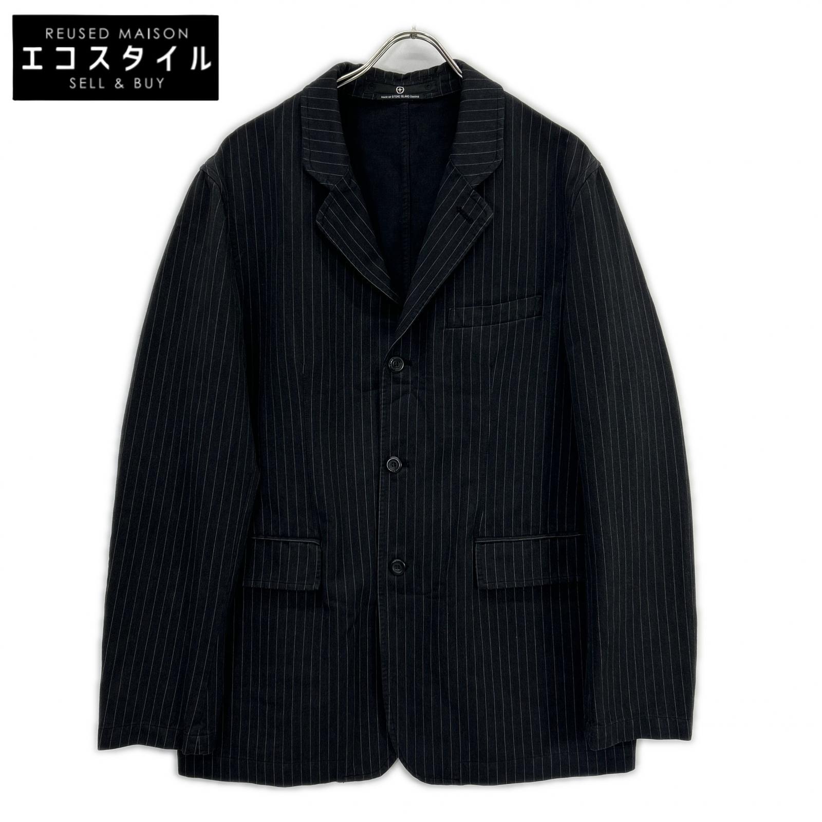 STONE ISLAND ストーンアイランド Denims グレー 00s ポールハーヴェイ期 ピンストライプ3Bテーラードジャケット ジャケット
