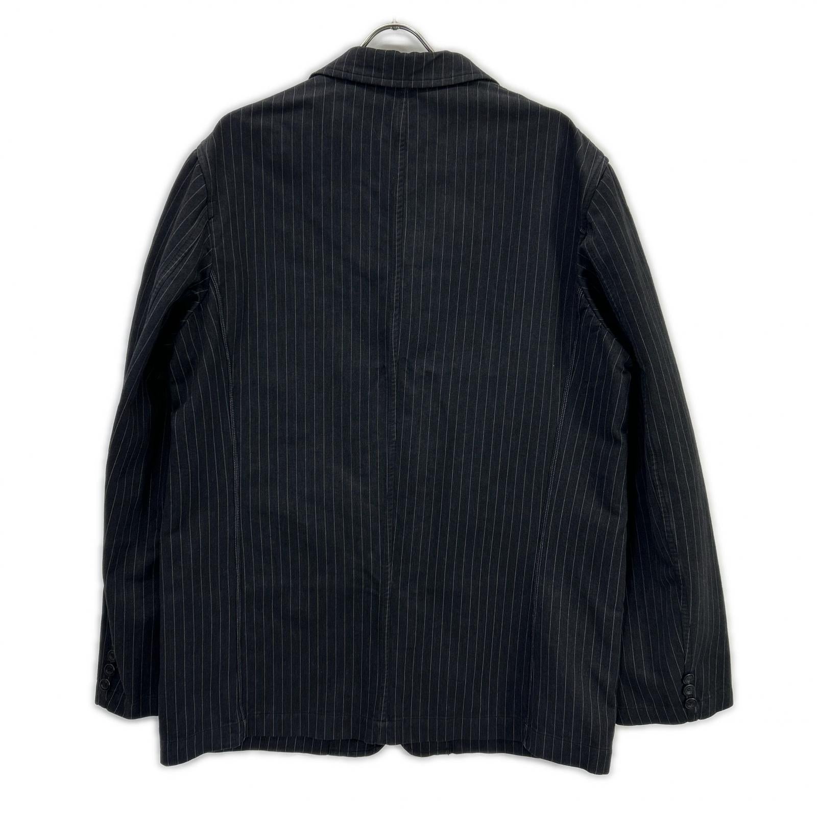 STONE ISLAND ストーンアイランド Denims グレー 00s ポールハーヴェイ期 ピンストライプ3Bテーラードジャケット ジャケット