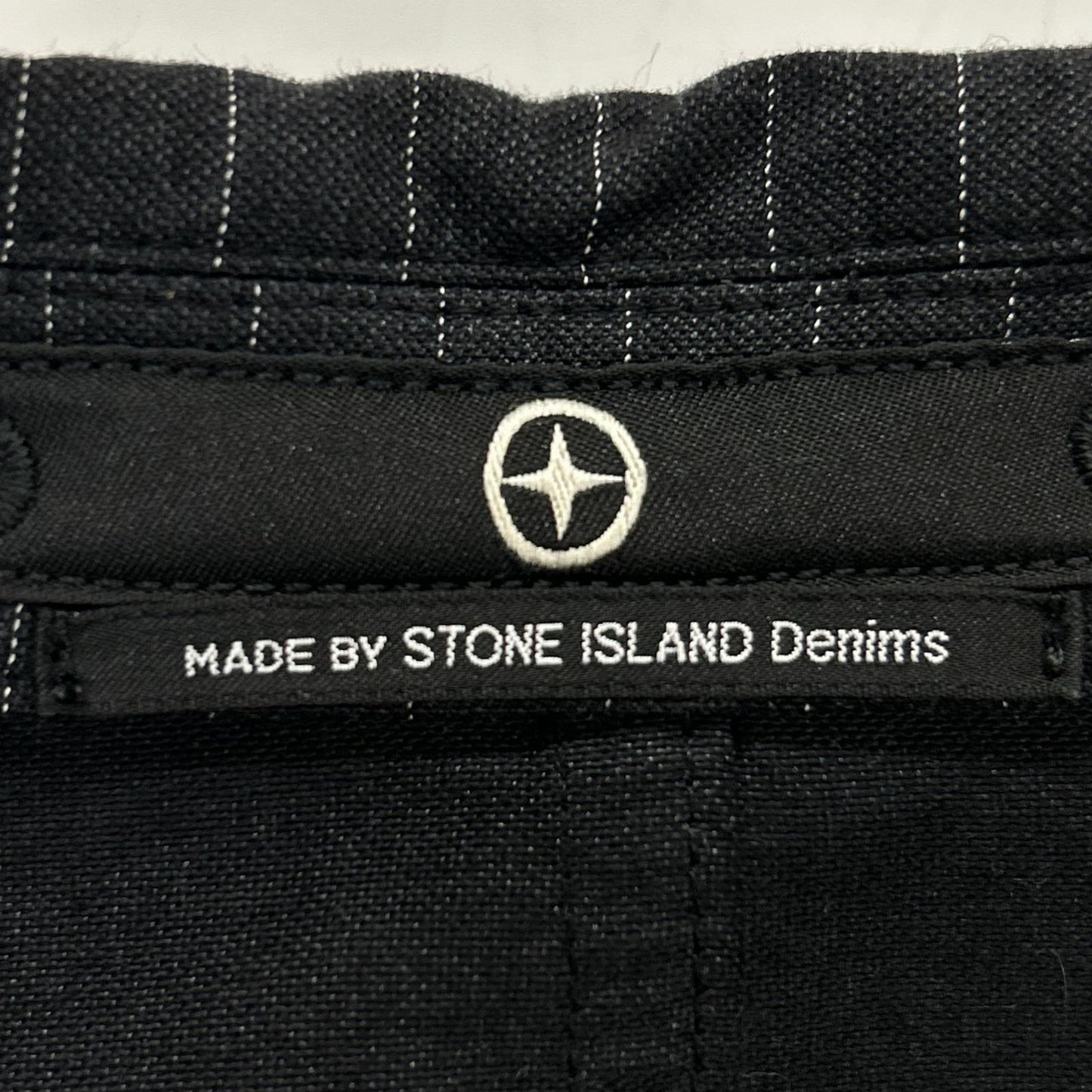 STONE ISLAND ストーンアイランド Denims グレー 00s ポールハーヴェイ期 ピンストライプ3Bテーラードジャケット ジャケット