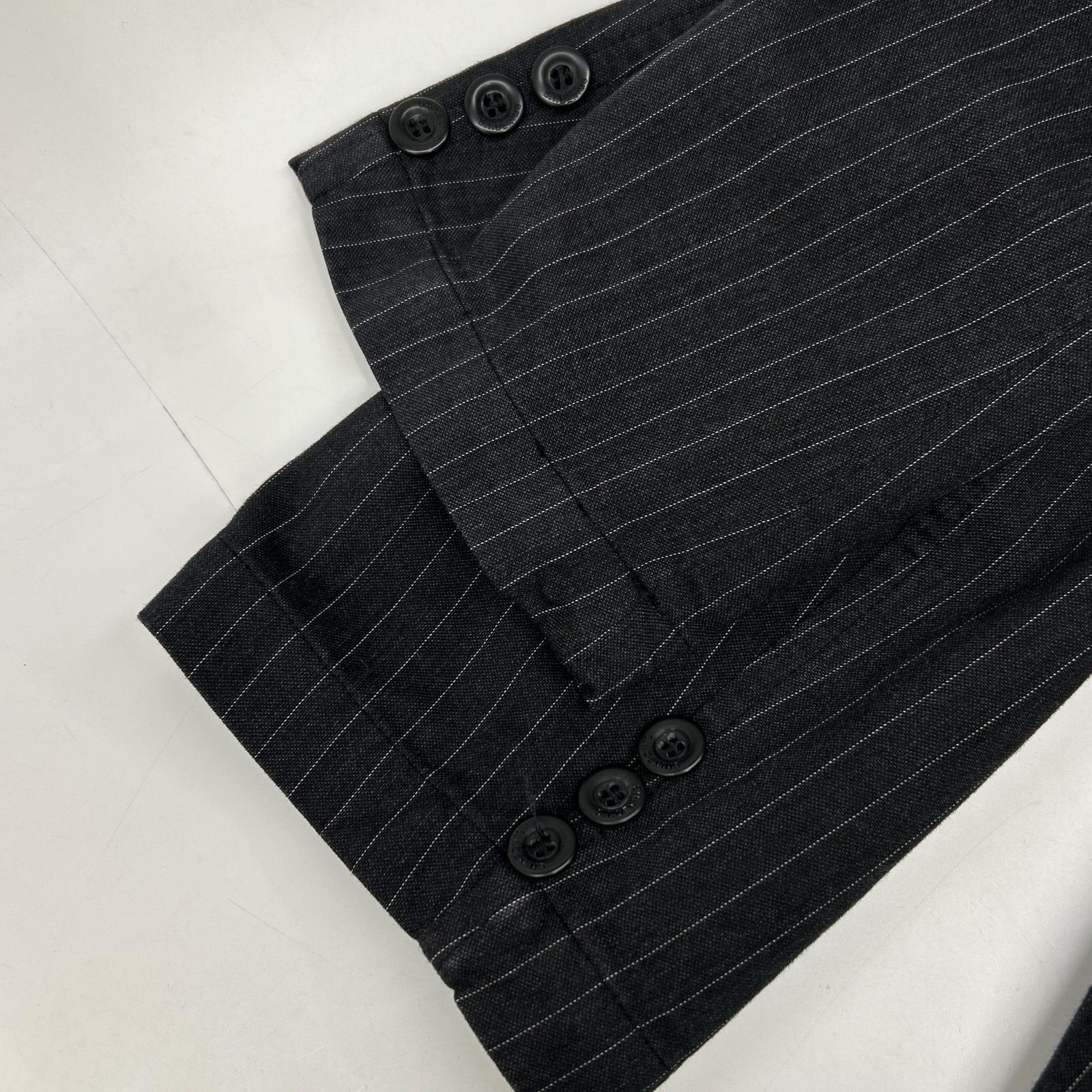 STONE ISLAND ストーンアイランド Denims グレー 00s ポールハーヴェイ期 ピンストライプ3Bテーラードジャケット ジャケット