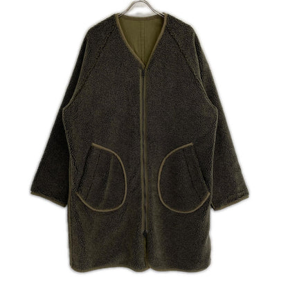 JOHN BULL ジョンブル カーキ 16547T リバーシブル ノーカラーコート コート