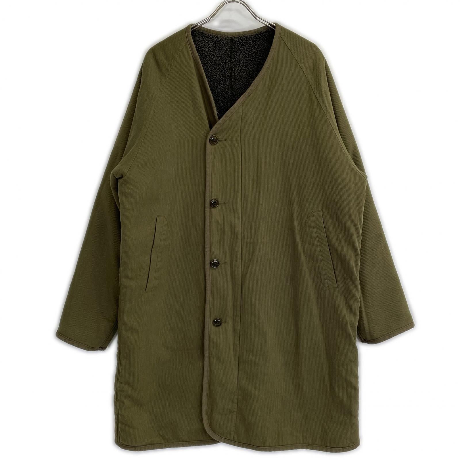 JOHN BULL ジョンブル カーキ 16547T リバーシブル ノーカラーコート コート