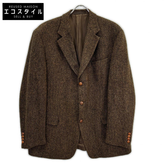 Harris Tweed ハリスツイード ブラウン 3B テーラードジャケット ジャケット