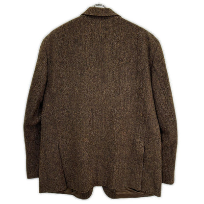 Harris Tweed ハリスツイード ブラウン 3B テーラードジャケット ジャケット