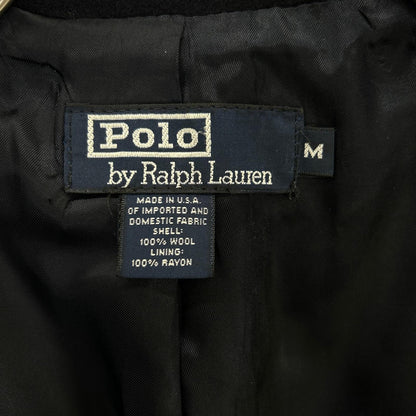 POLO RALPH LAUREN 90s Made in USA Navy Double-Breasted Napoleon Marine Coat Jacket