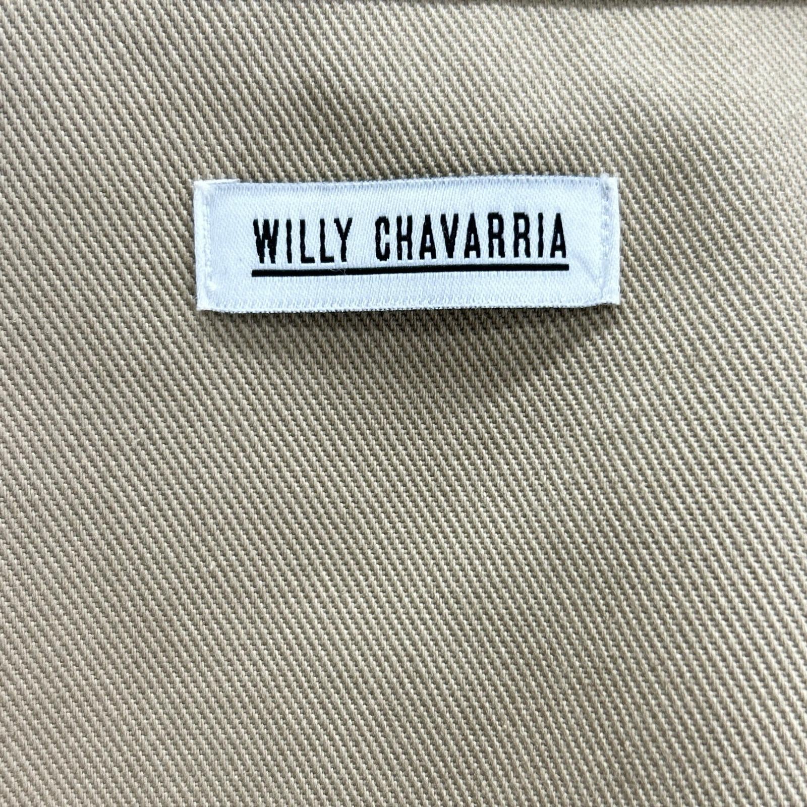 WILLY CHAVARRIA ウィリーチャバリア ベージュ ワークジャケット　19ss ジャケット