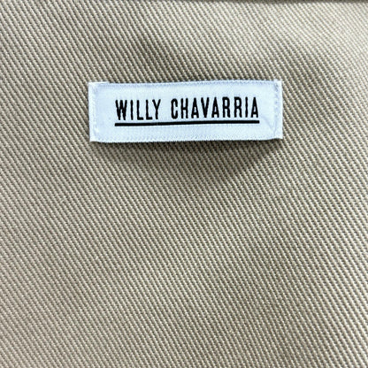 WILLY CHAVARRIA ウィリーチャバリア ベージュ ワークジャケット　19ss ジャケット