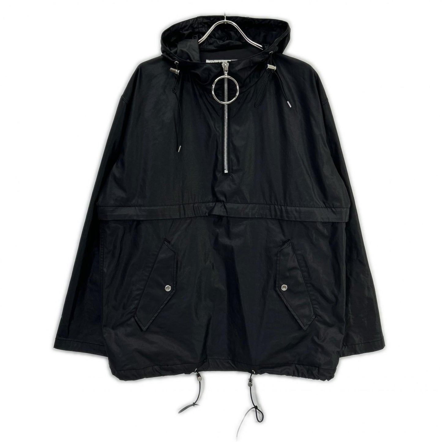 JOHN LAWRENCE SULLIVAN ジョンローレンスサリバン ブラック 1A016-0619 Zipped Hoodie アノラックパーカー ジャケット トップス