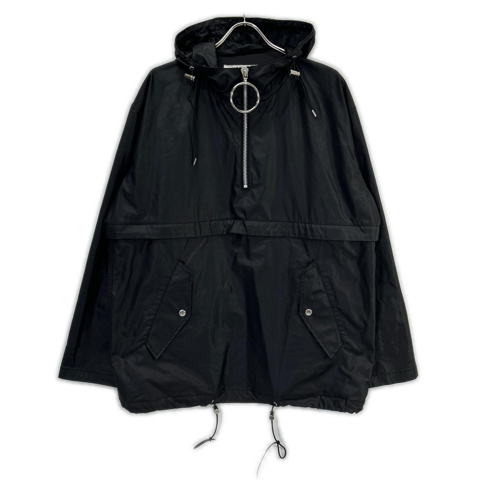 JOHN LAWRENCE SULLIVAN ジョンローレンスサリバン ブラック 1A016-0619 Zipped Hoodie アノラックパーカー ジャケット トップス