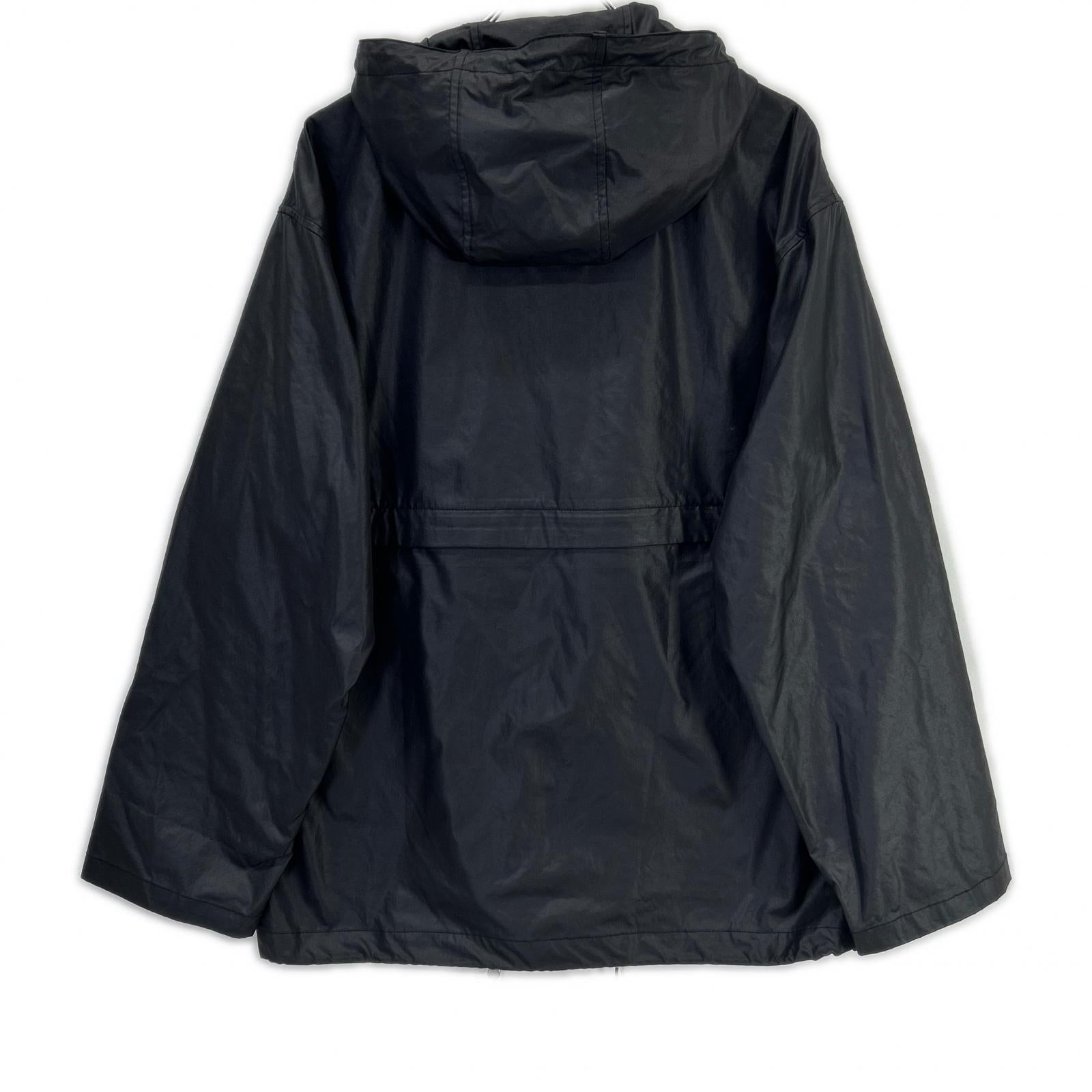 JOHN LAWRENCE SULLIVAN ジョンローレンスサリバン ブラック 1A016-0619 Zipped Hoodie アノラックパーカー ジャケット トップス
