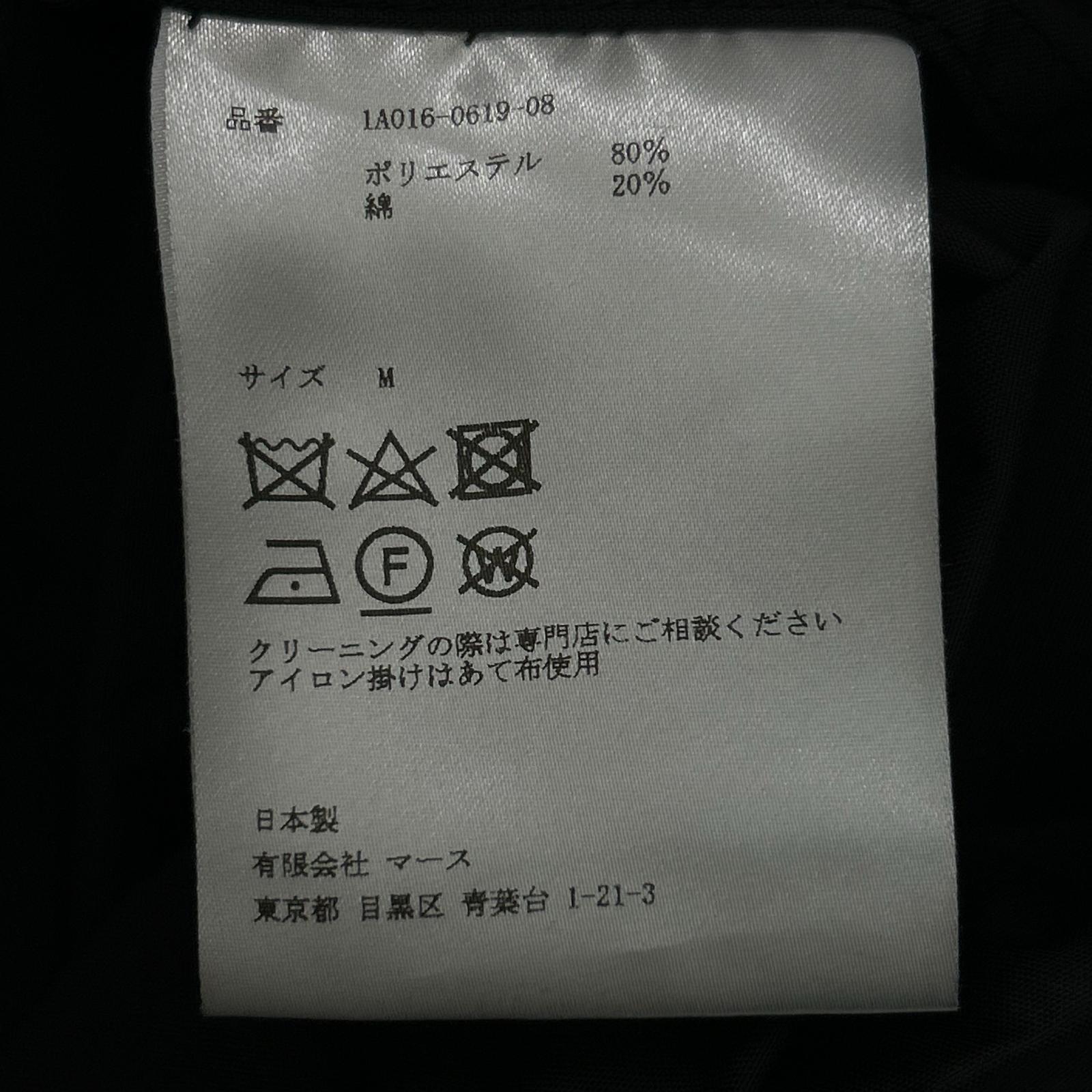JOHN LAWRENCE SULLIVAN ジョンローレンスサリバン ブラック 1A016-0619 Zipped Hoodie アノラックパーカー ジャケット トップス