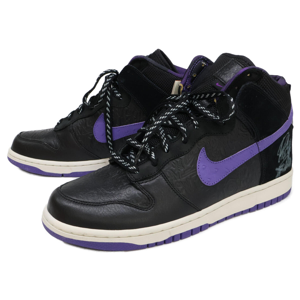 NIKE [Excellent Condition] 315593-001 DUNK HIGH STUSSY LA Dunk High Stussy/Los Angeles Sneakers Shoes