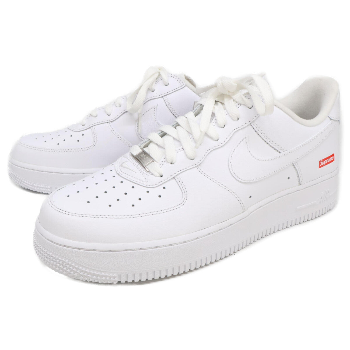 NIKE 耐克 【如新】CU9225-100 AIR FORCE 1 LOW/SUPREME 空军一号低帮 Supreme 运动鞋