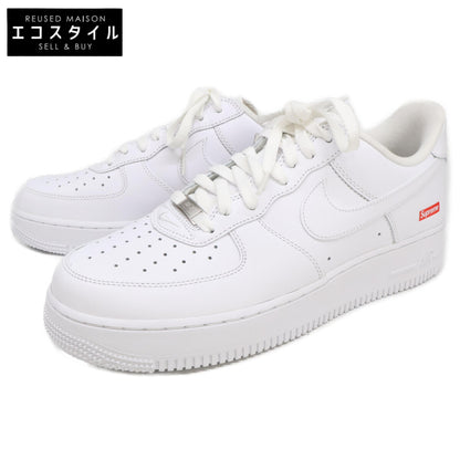 NIKE 耐克 【如新】CU9225-100 AIR FORCE 1 LOW/SUPREME 空军一号低帮 Supreme 运动鞋