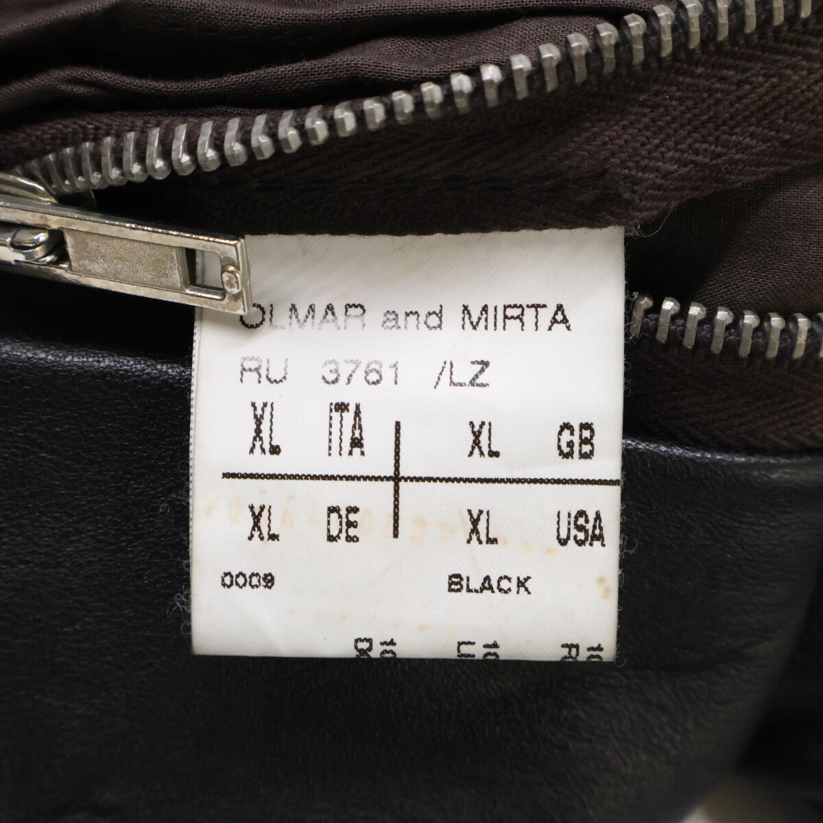 Rick Owens Rick Owens [Domestic Regular] Ru3761 Lamb Leather Single Rider Jacket