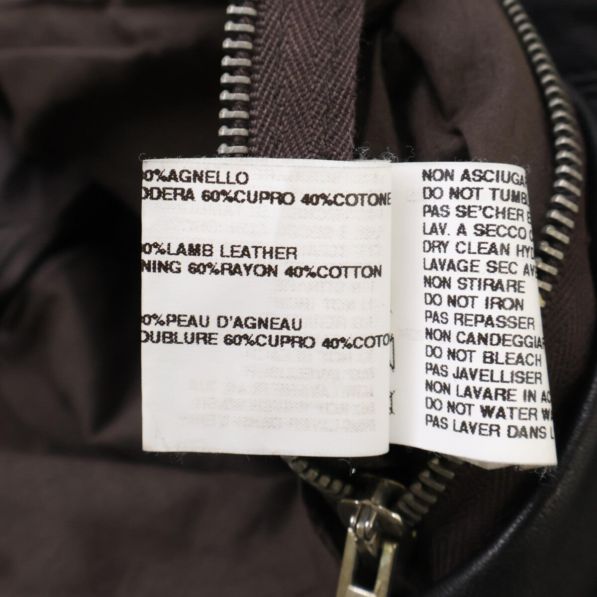 Rick Owens Rick Owens [Domestic Regular] Ru3761 Lamb Leather Single Rider Jacket