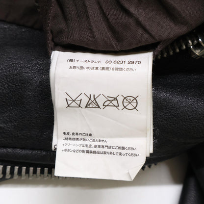 Rick Owens Rick Owens [Domestic Regular] Ru3761 Lamb Leather Single Rider Jacket