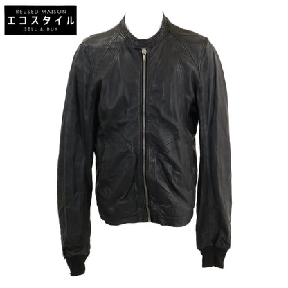Rick Owens Rick Owens [Domestic Regular] Ru3761 Lamb Leather Single Rider Jacket