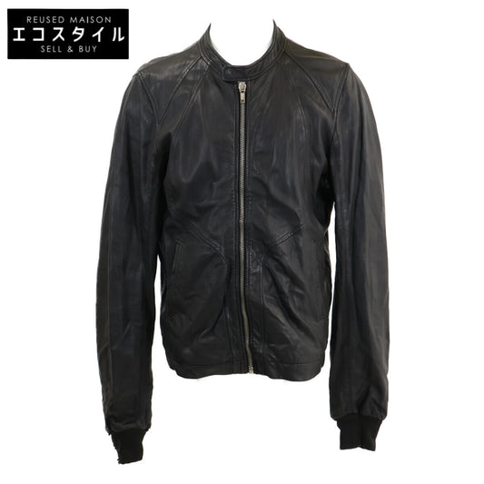 Rick Owens リックオウエンス 【国内正規】Ru3761 ラムレザー シングルライダース ジャケット