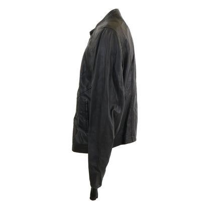 Rick Owens Rick Owens [Domestic Regular] Ru3761 Lamb Leather Single Rider Jacket