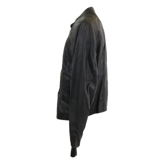 Rick Owens リックオウエンス 【国内正規】Ru3761 ラムレザー シングルライダース ジャケット