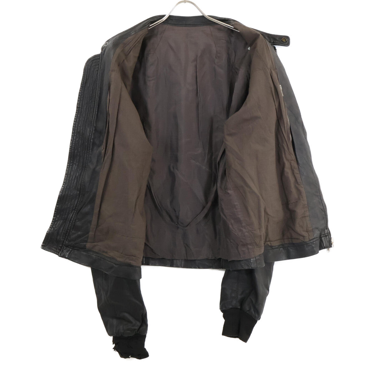 Rick Owens Rick Owens [Domestic Regular] Ru3761 Lamb Leather Single Rider Jacket