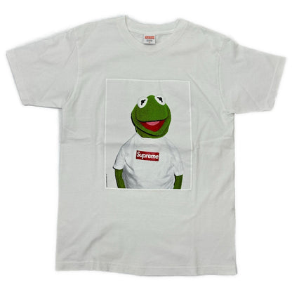 Supreme 08SS Kermit The Frog Tee White Print Photo T-shirt Tops