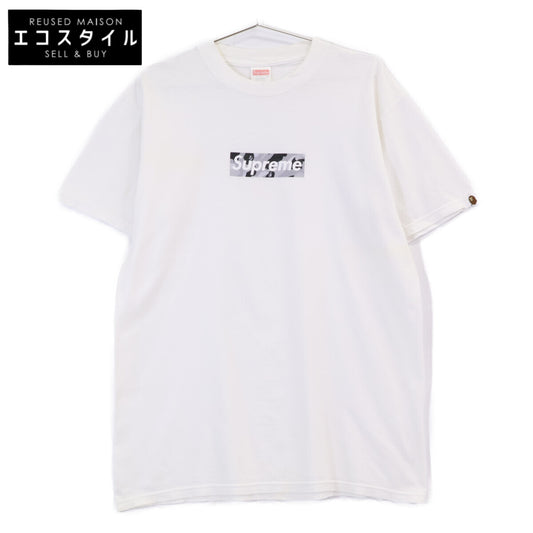 Supreme シュプリーム ｘA BATHING APE 00S ツルタグ カモフラ ボックスロゴ 半袖Tシャツ トップス