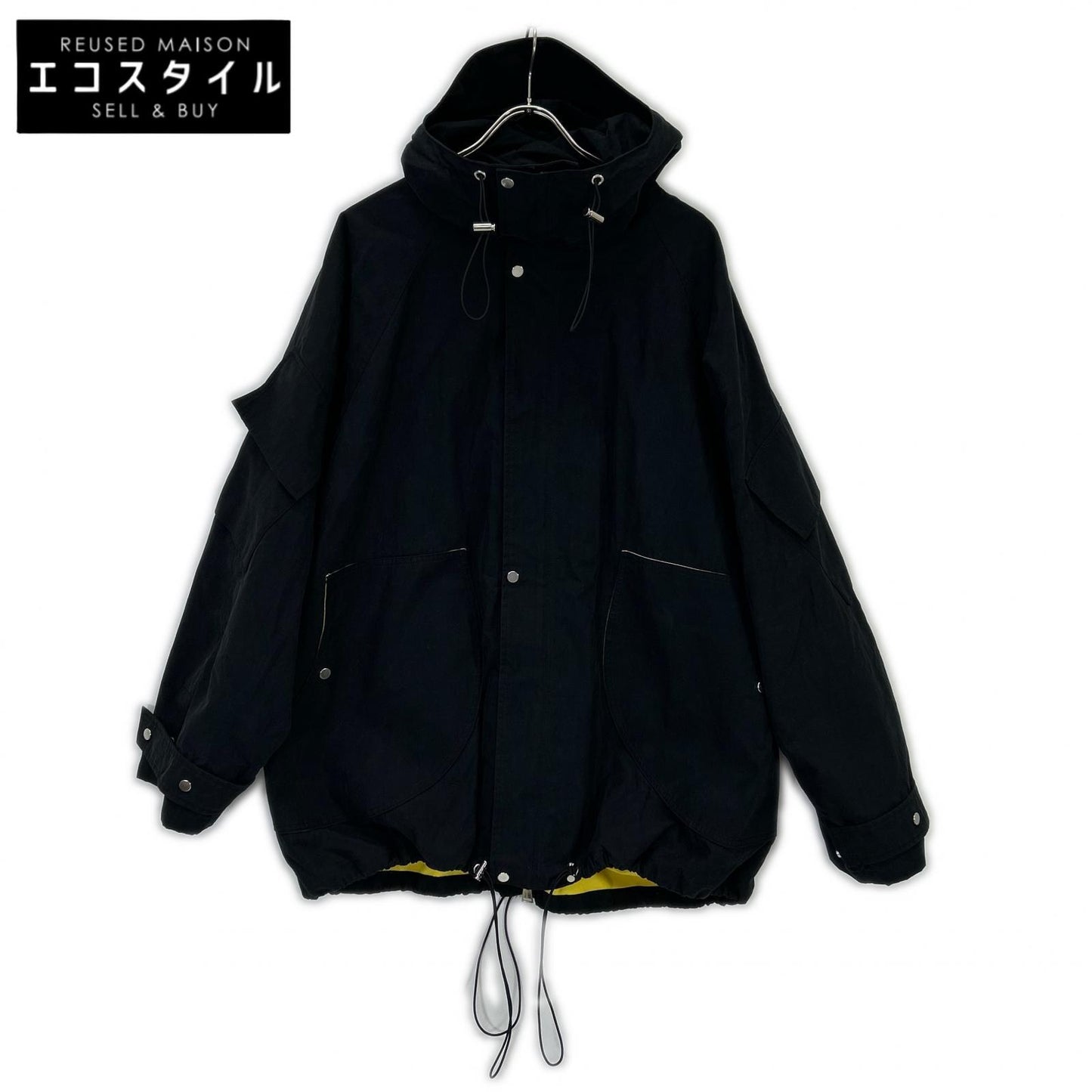 MORLS モールス ブラック×イエロー M-WSS21-06 LIMONTA CP ジャケット ジャケット
