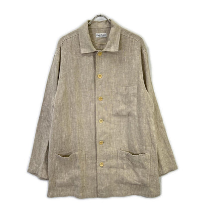 GRAN SASSO グランサッソ ベージュ リネンシャツジャケット ジャケット