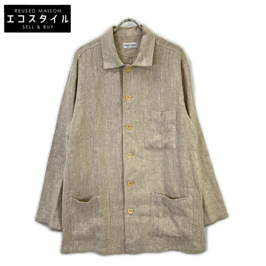 GRAN SASSO グランサッソ ベージュ リネンシャツジャケット ジャケット