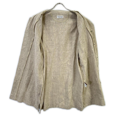 GRAN SASSO beige linen shirt jacket jacket