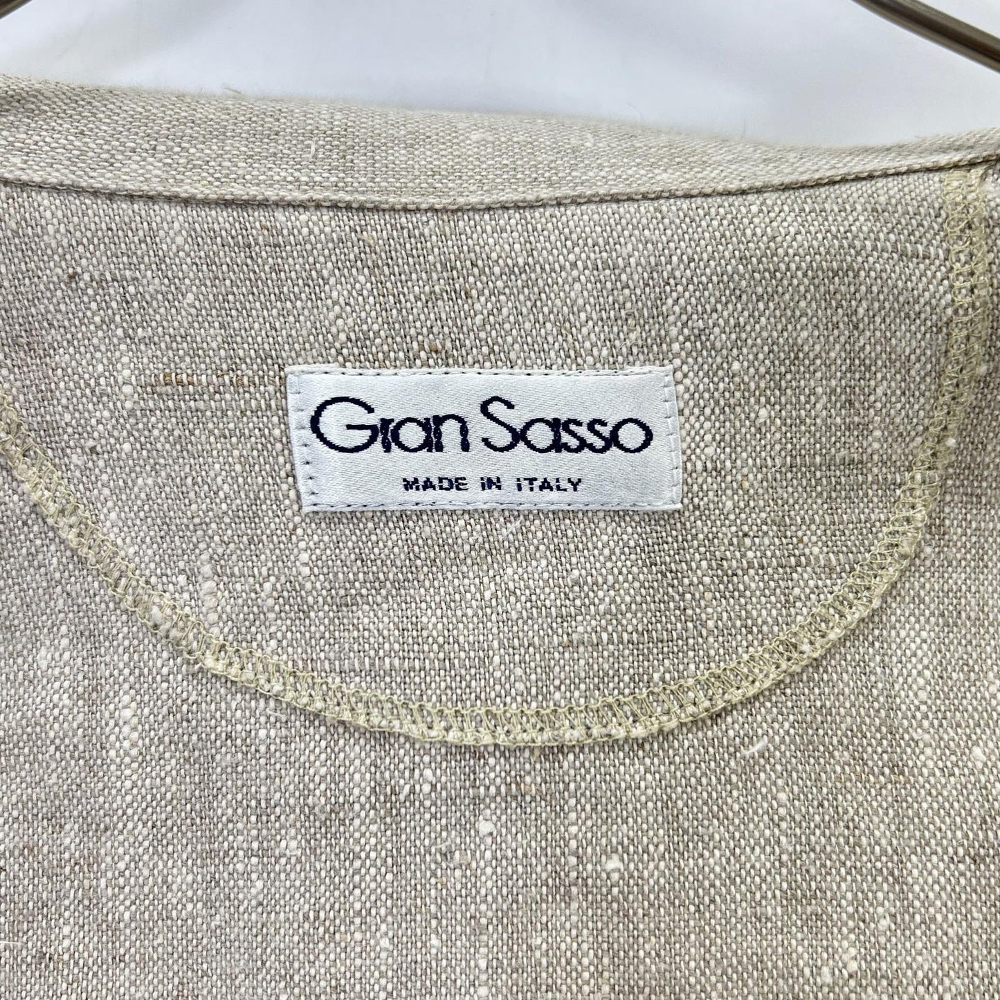 GRAN SASSO グランサッソ ベージュ リネンシャツジャケット ジャケット