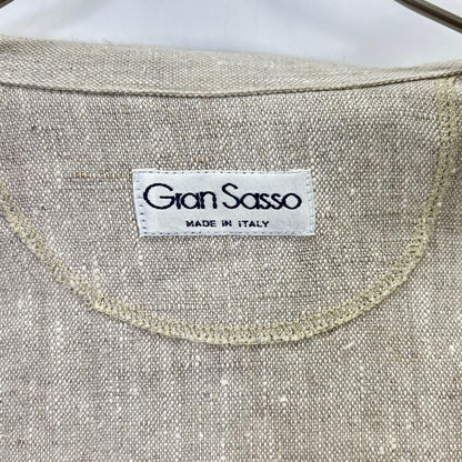 GRAN SASSO グランサッソ ベージュ リネンシャツジャケット ジャケット