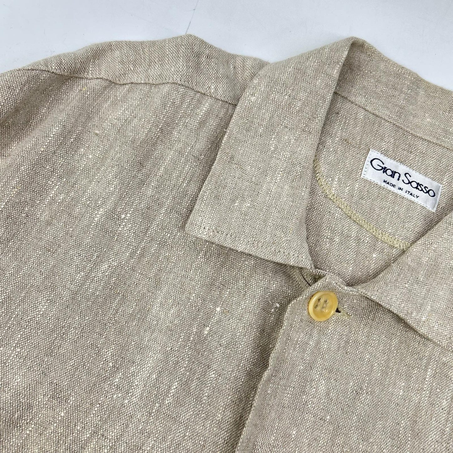 GRAN SASSO グランサッソ ベージュ リネンシャツジャケット ジャケット