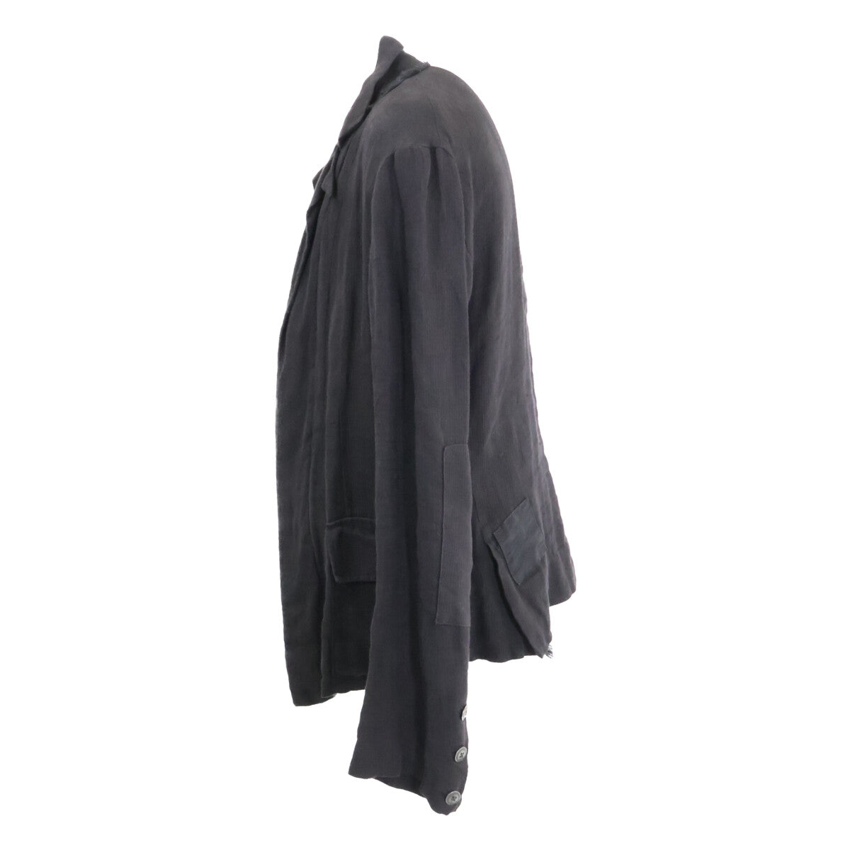 GREG LAUREN Greg Lauren Linen Distressed Olive Jacket