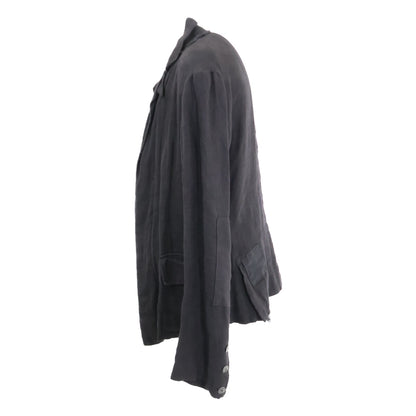 GREG LAUREN Greg Lauren Linen Distressed Olive Jacket