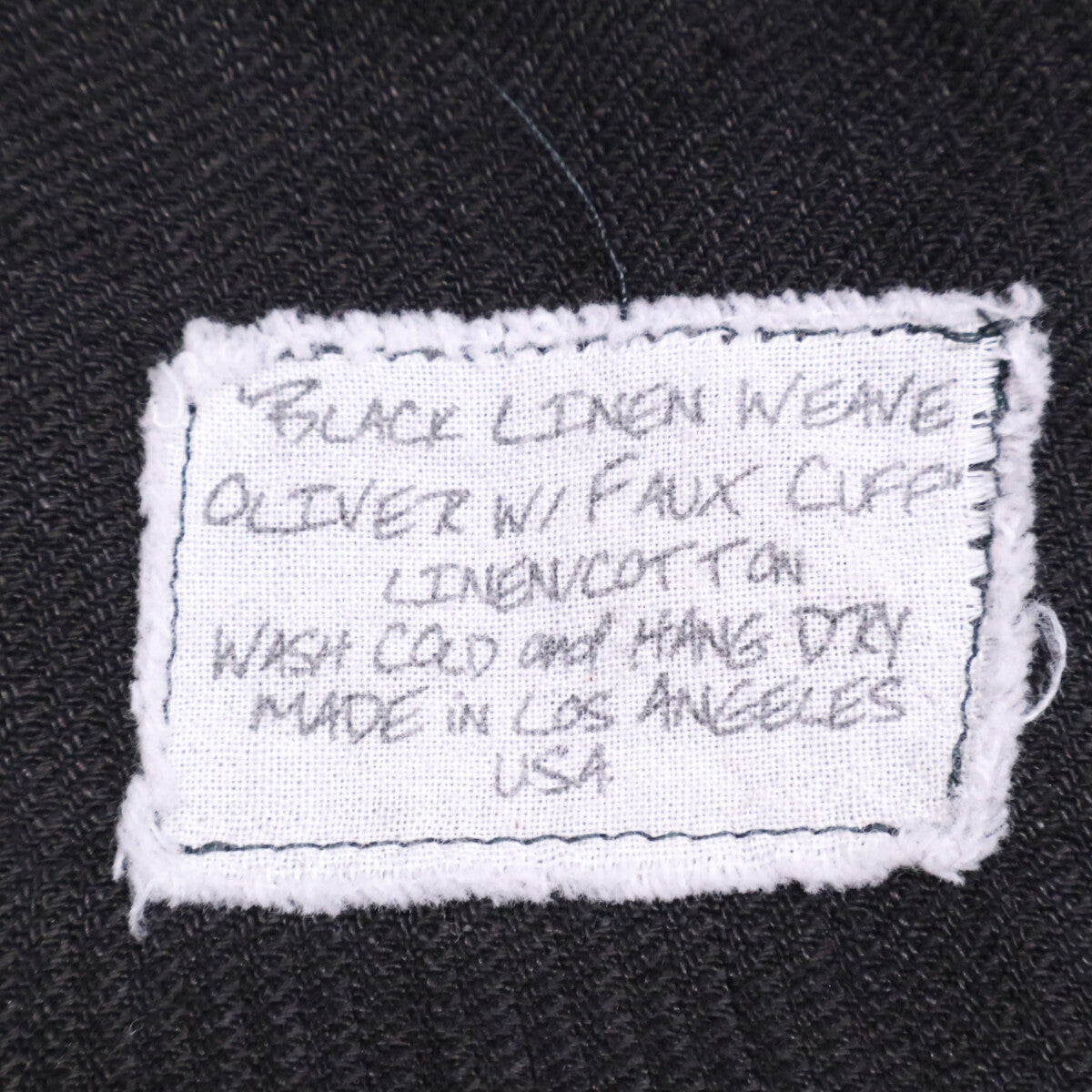 GREG LAUREN Greg Lauren Linen Distressed Olive Jacket