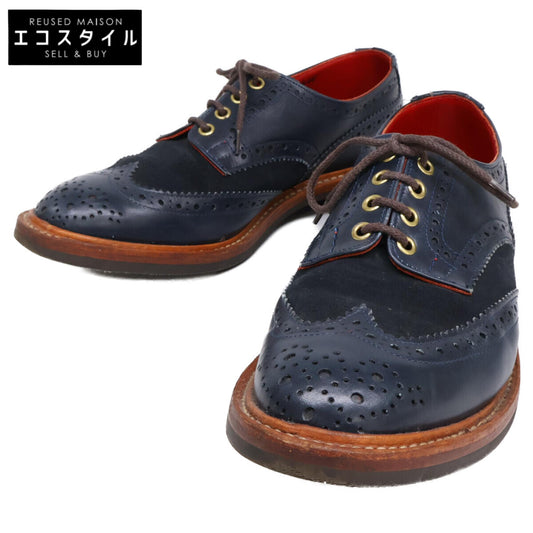 Tricker's トリッカーズ M7292 レザーｘスエード BOURTONバートン ウィングチップ シューズ シューズ