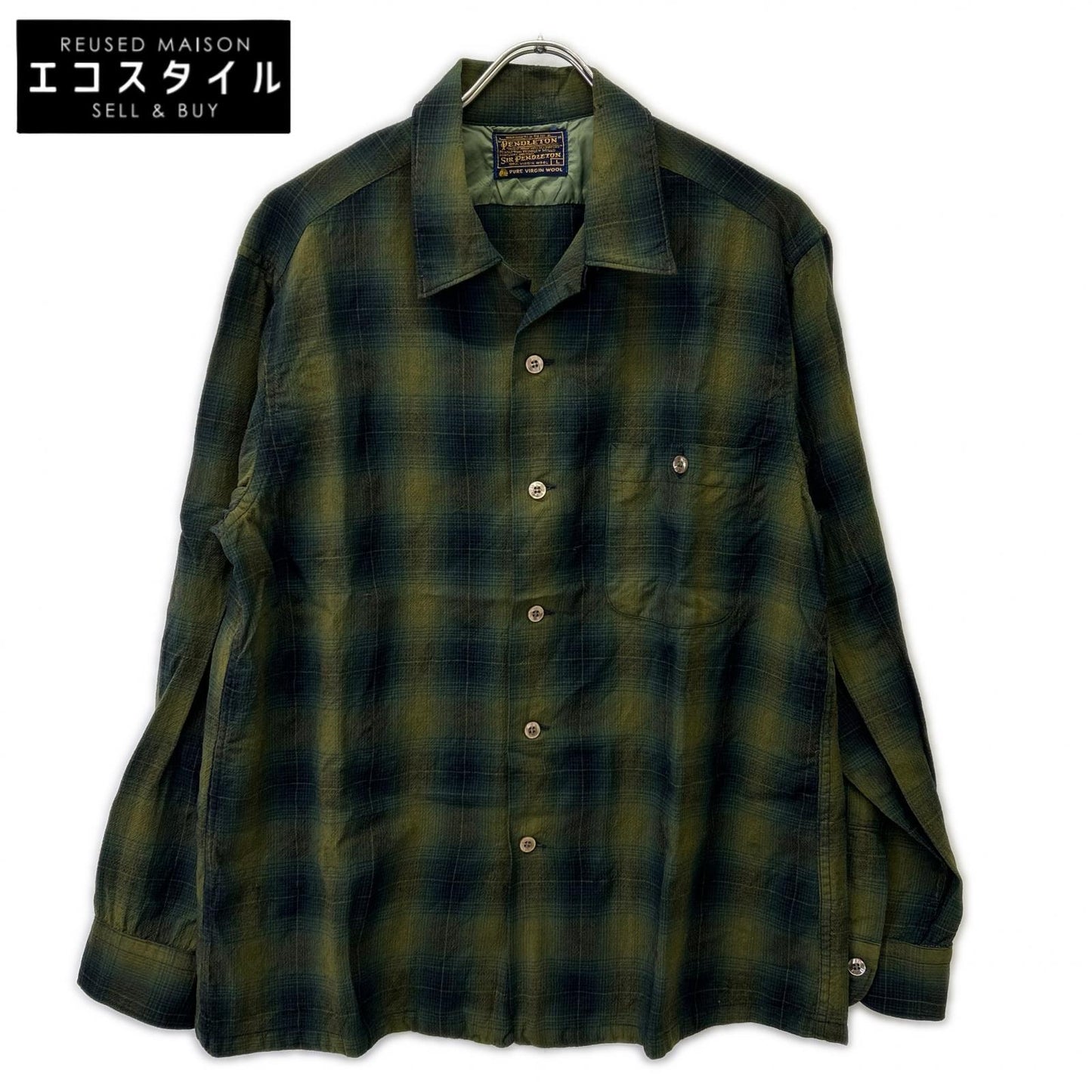 PENDLETON Pendleton 60S Ombre Check Long-Sleeve Shirt Top