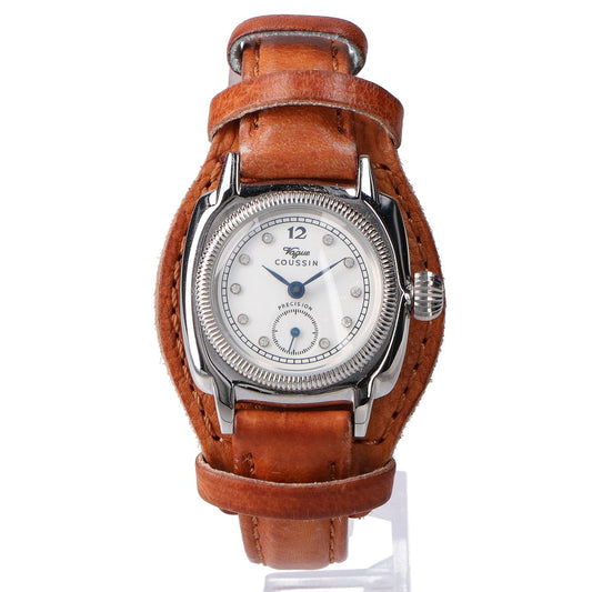 VAGUE WATCH CO. ヴァーグウォッチカンパニー COUSSIN GUIDI&ROSELLINIレザー台座付 クオーツ 腕時計