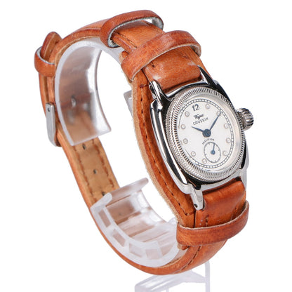 VAGUE WATCH CO. ヴァーグウォッチカンパニー COUSSIN GUIDI&ROSELLINIレザー台座付 クオーツ 腕時計